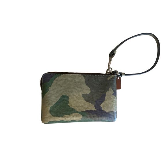 Coach Camo Print Wristlet - Picture 4 of 8